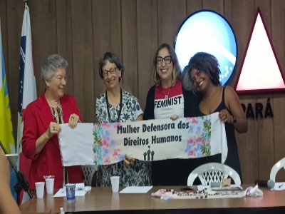 Agente histórica da CPT Aninha de Souza recebe homenagem durante o IV Prêmio de Direitos Humanos 