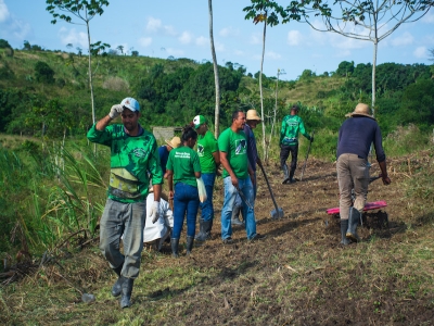 Com Escola da Terra, famílias da comunidade Padre Tiago fazem mutirão e expandem Sistema Agroflorestal Comunitário