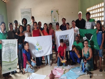 Juventude camponesa participa da Escola de Formação “Jovens Defensores e Defensoras da Biodiversidade” na Paraíba