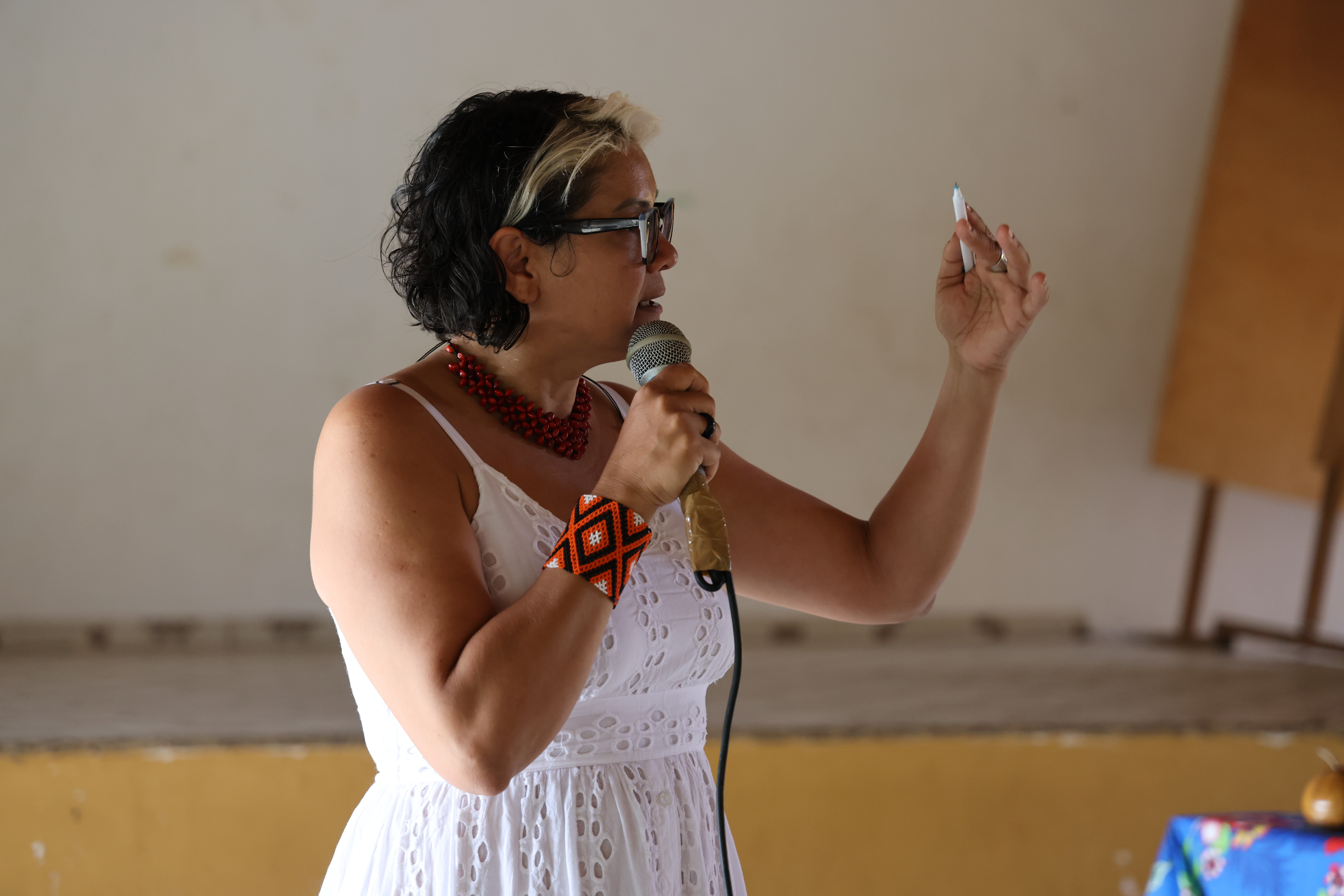 Claudelice Santos, agroextrativista, coordenadora do Instituto Zé Claudio e Maria (IZM) e representante da COP do Povo.
