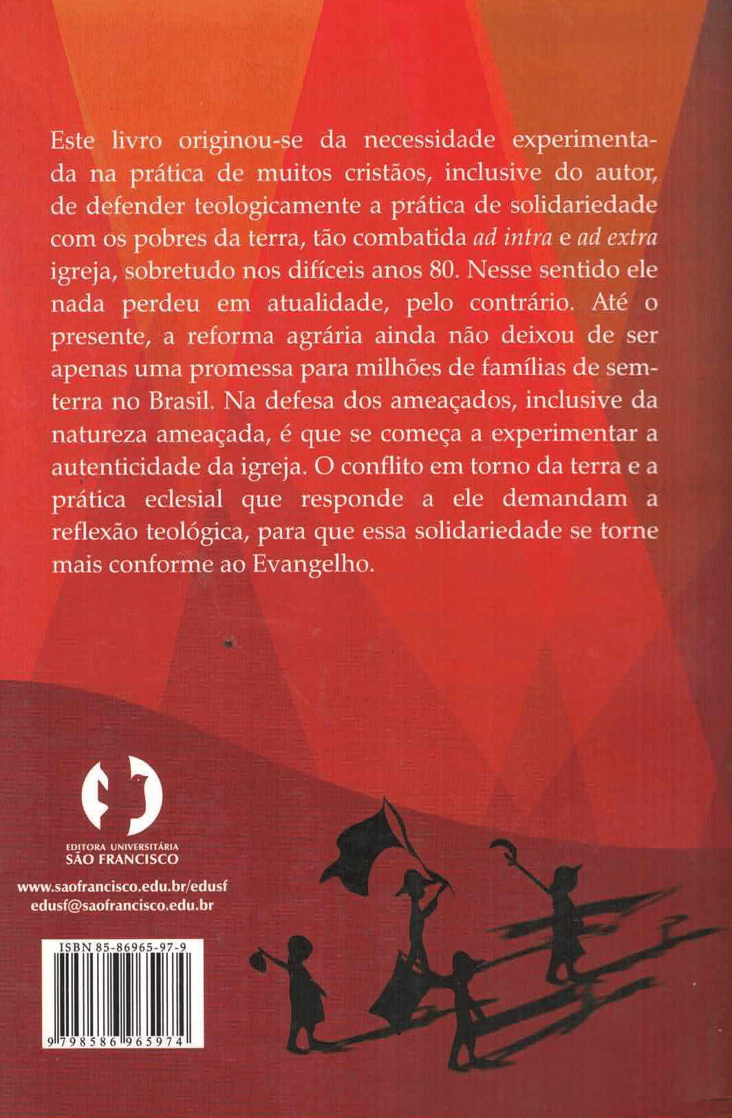 O Dom da Terra - Verso O Dom da Terra - Leitura Teológica dos Conflitos Agrários no Brasil