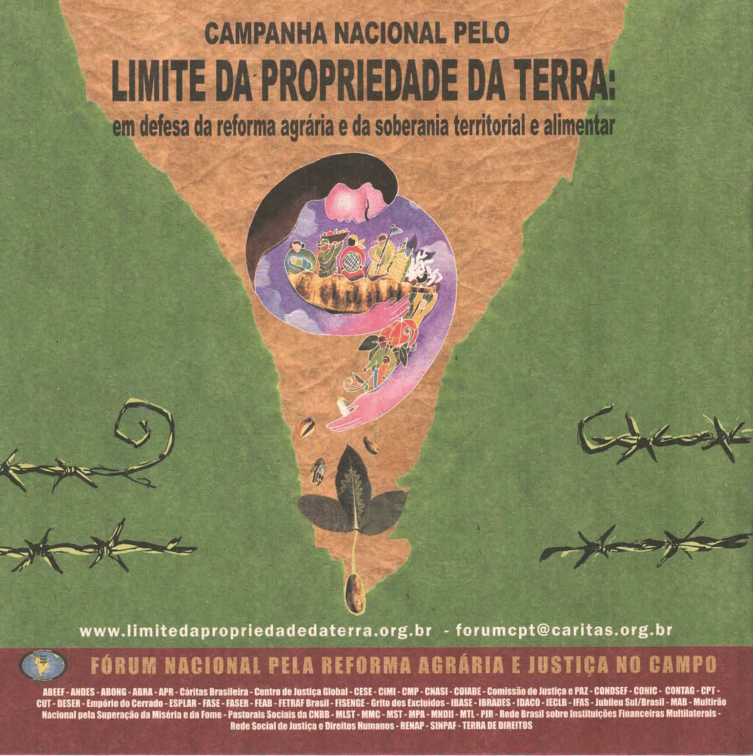 Três Histórias e uma Terra - Verso Três Histórias e uma Terra - Brasil