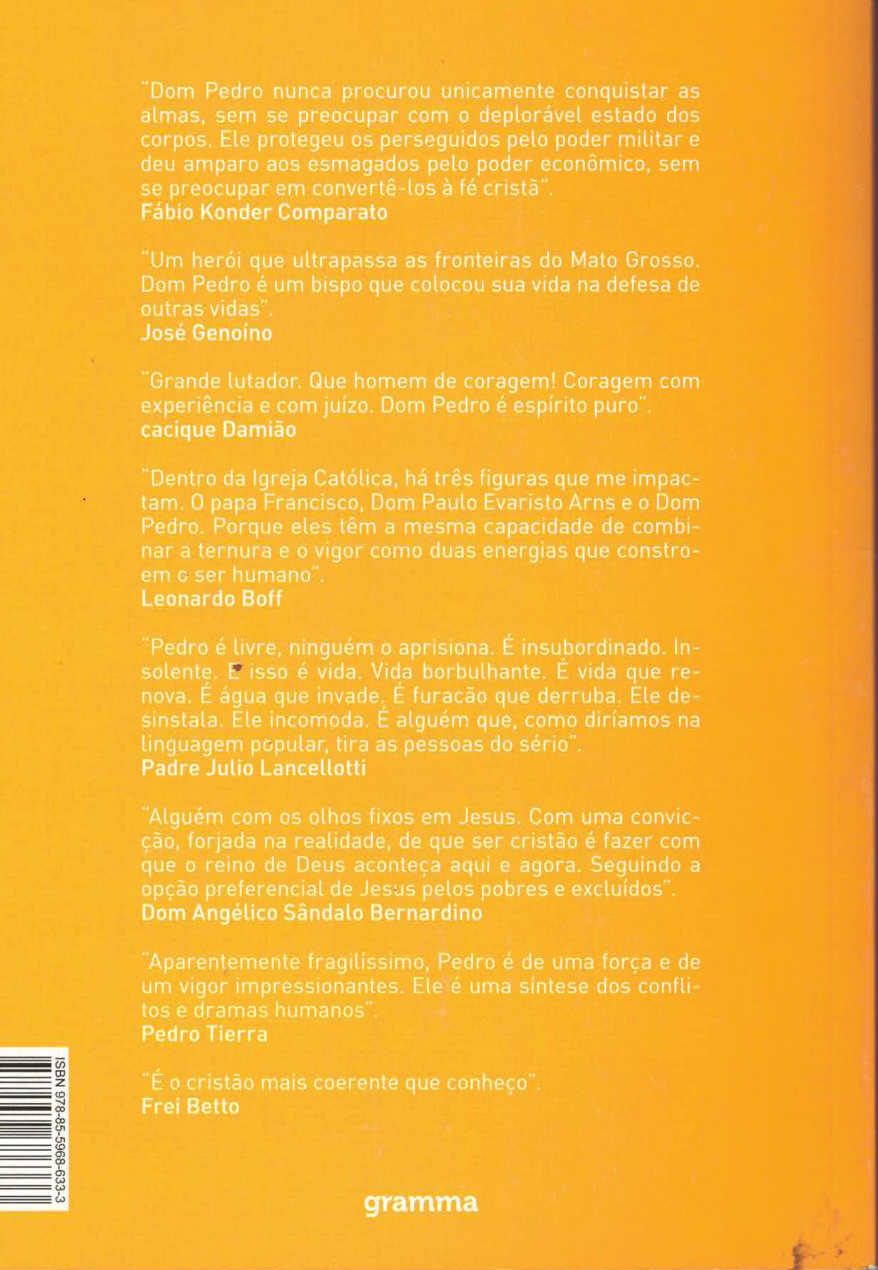 Um Bispo contra Todas as Cercas - Verso Um Bispo contra Todas as Cercas - A Vida e as Causas de Pedro Casaldáliga