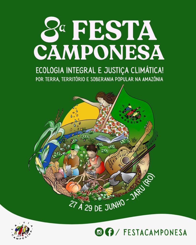 8ª Festa Camponesa traz foco na Amazônia e Justiça Climática