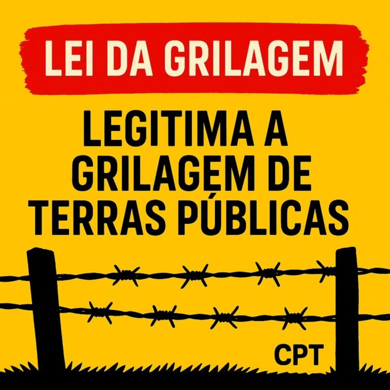 Movimentos sociais criticam a Lei 14.757/2023, alegando que ela anistia grileiros e ameaça quase 16 mil famílias rurais