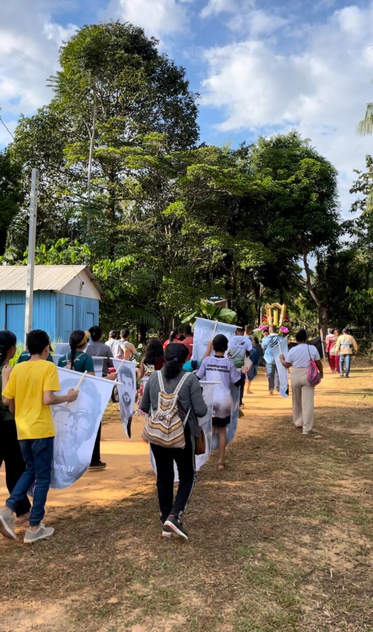 Romaria da Terra, da Floresta e das Águas em Lábrea (AM). Foto: Railson Gomes/PASCOM