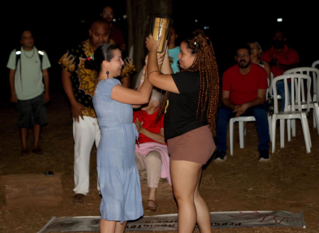 Batucada no Êxodo: as mulheres dão o ritmo