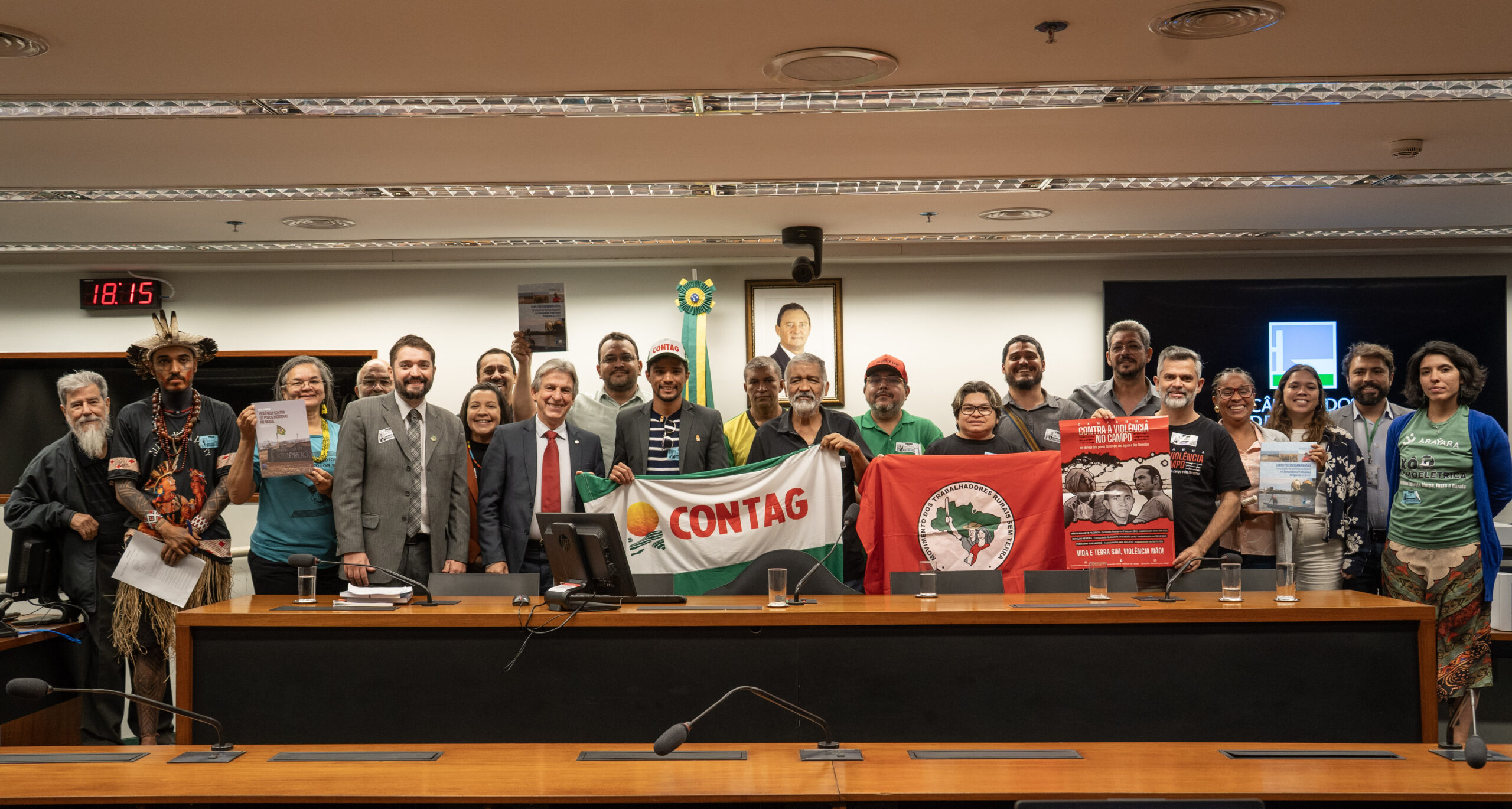 Audiência Pública na Câmara dos Deputados aborda Violência no Campo, nas Florestas e nas Águas. Crédito: Adi Spezia / Cimi