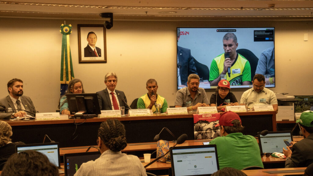 José Orlando dos Santos, de comunidade quilombola vítima de violência e representante do Movimento Quilombola do Maranhão (Moquibom), denunciou a intensificação dos ataques ao território quilombola Tanque da Rodagem / São João, em Matões (MA). Crédito Adi Spezia / Cimi