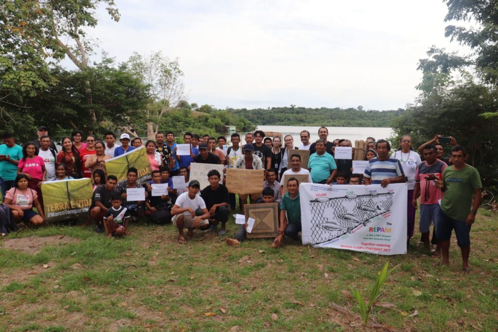 Carta do Povo Sateré-Mawé reivindica ações urgentes para proteção do território e garantia de direitos durante Caravana de Direitos Humanos no Amazonas
