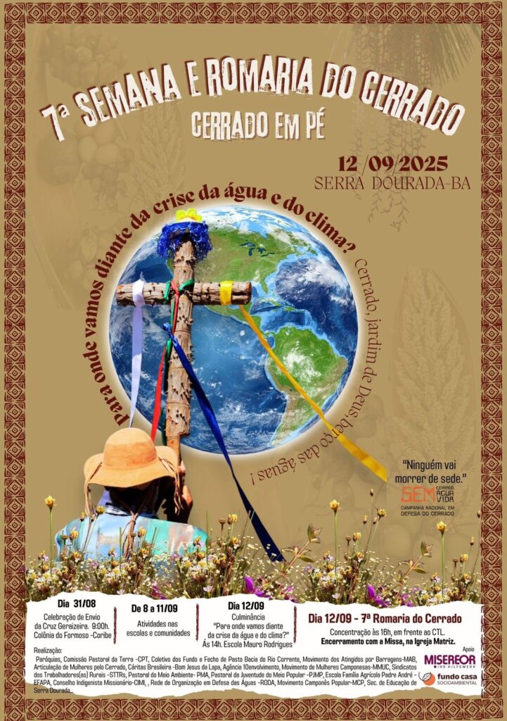 7ª Semana e Romaria do Cerrado denuncia a crise climática e o esgotamento das águas do bioma