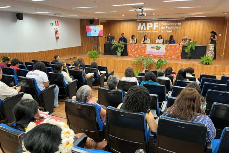 Lançamento do Comitê Paraense de Defensoras e Defensores de Direitos Humanos, na sede do MPF em Belém (PA), em 12/9/2025. Foto: Comunicação/MPF