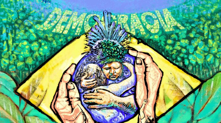 Grito dos Excluídos e Excluídas 2025 aborda o cuidado com a Casa Comum e a Democracia. Arte: Anderson Augusto
