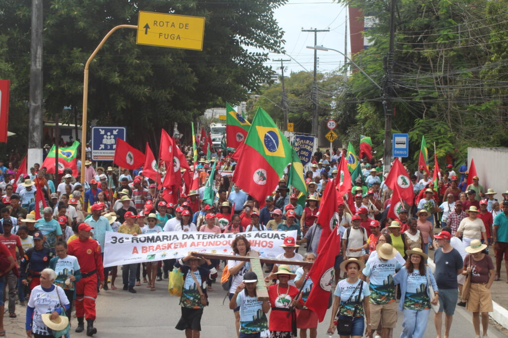 36ª Romaria da Terra e das Águas de Alagoas leva esperança e profecia aos bairros atingidos pelo crime da Braskem