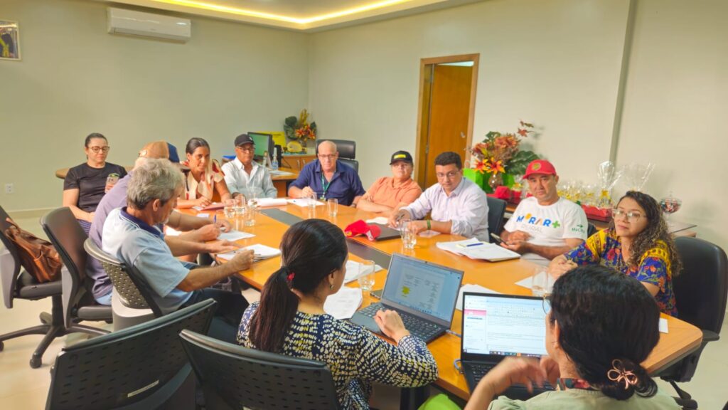 A reunião no INCRA foi solicitada pela CPT Rondônia, que apresentou um levantamento atualizado das áreas em disputa por terra na região. Foto: Acervo CPT Rondônia