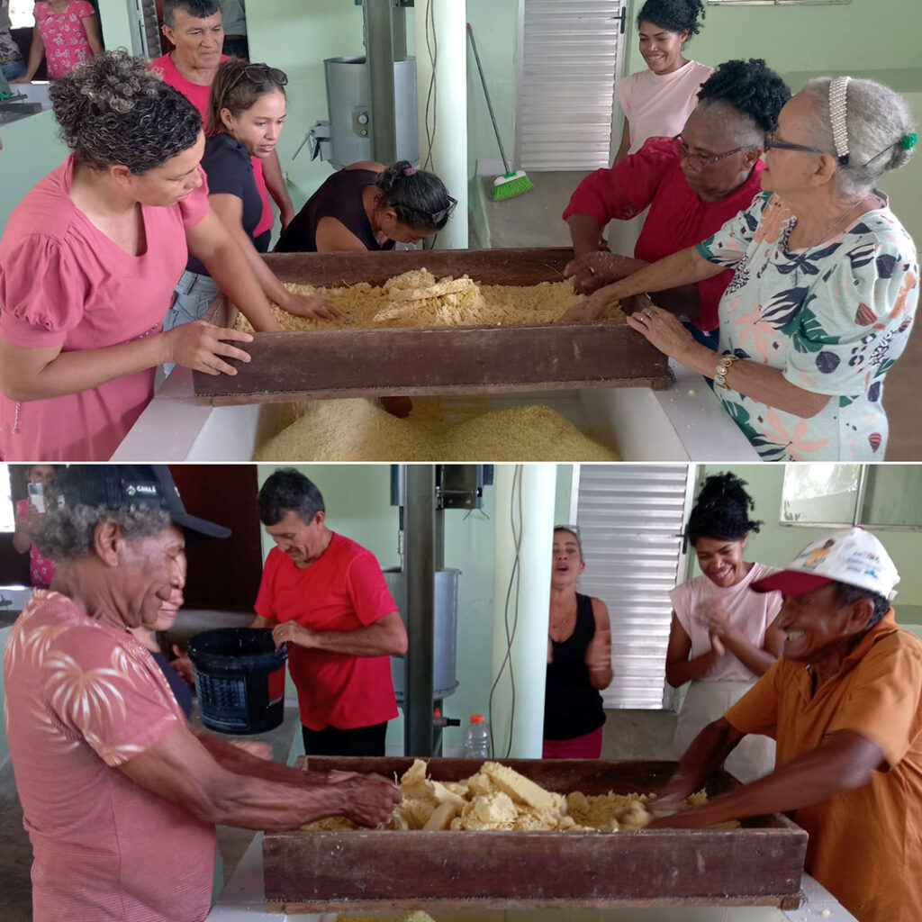 Visita a uma casa de farinha já estruturada e em funcionamento 