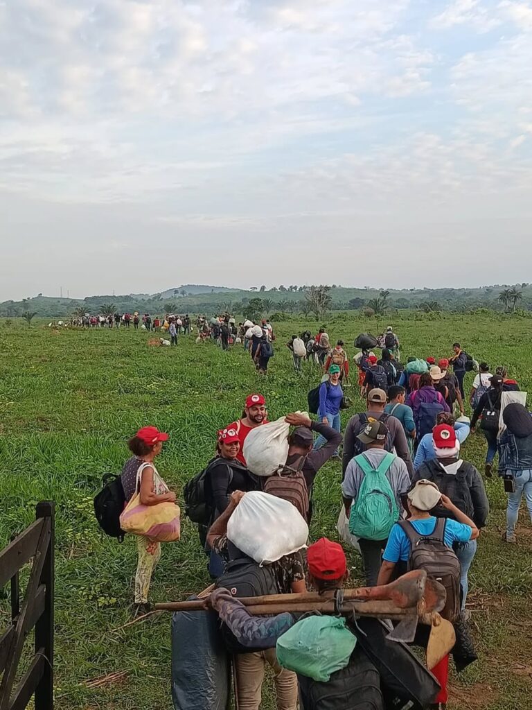 Ocupação do Acampamento Terra e Liberdade acontece no Retiro Bom Jesus, no complexo Santa Maria, em Curionópolis, sudeste paraense. Foto: CPT Pará