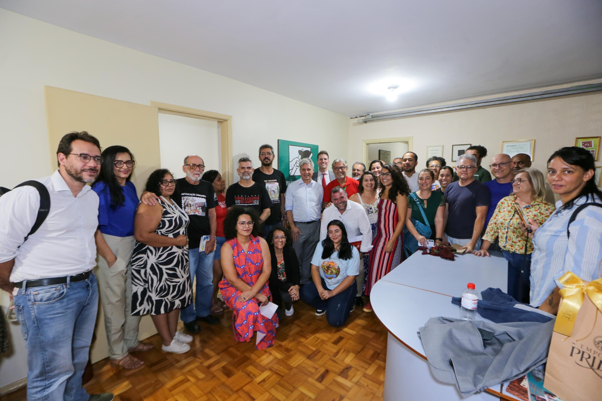 A visita é fruto de diálogos da CPT com o Ministério do Desenvolvimento Agrário na luta contra a violência no campo e pela reforma agrária. Foto: Albino Oliveira - Ascom/MDA