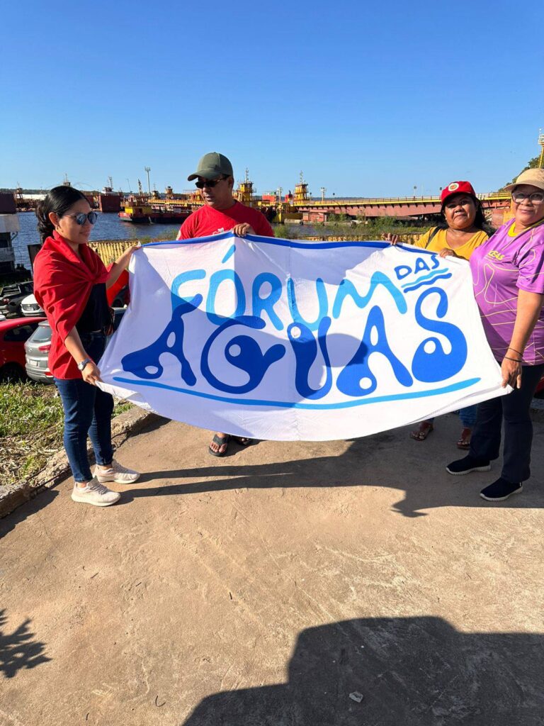 Fórum das Águas do Amazonas, do qual fazem parte instituições como a CPT. Foto: Fórum das Águas