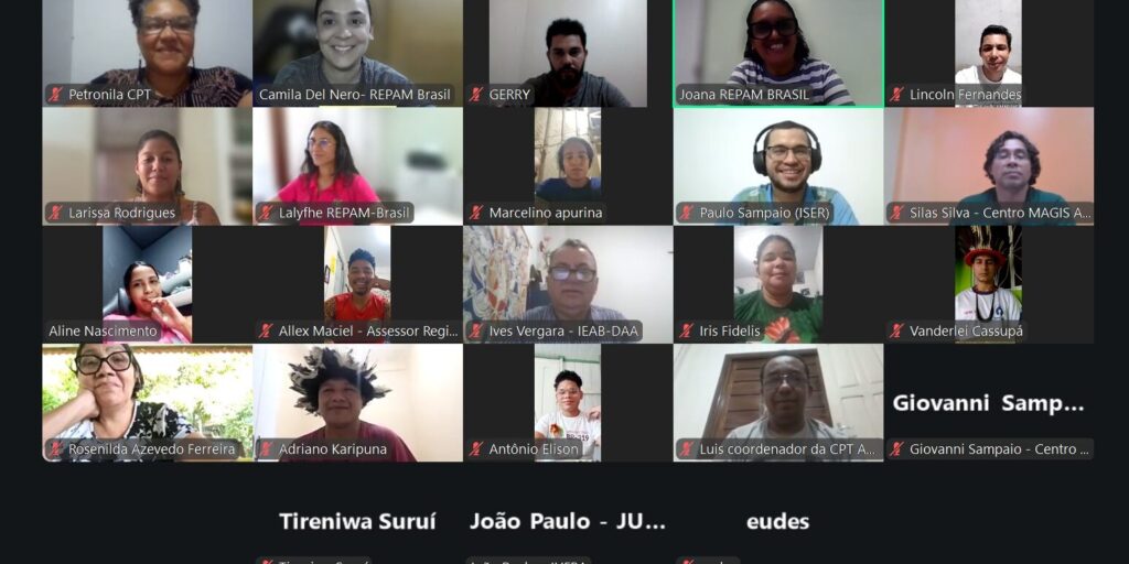 Encontro de Escuta com as Juventudes da Amazônia foi organizado pela REPAM, no contexto das campanhas Amazoniza-te e Eu Voto pela Amazônia. Foto: REPAM Brasil