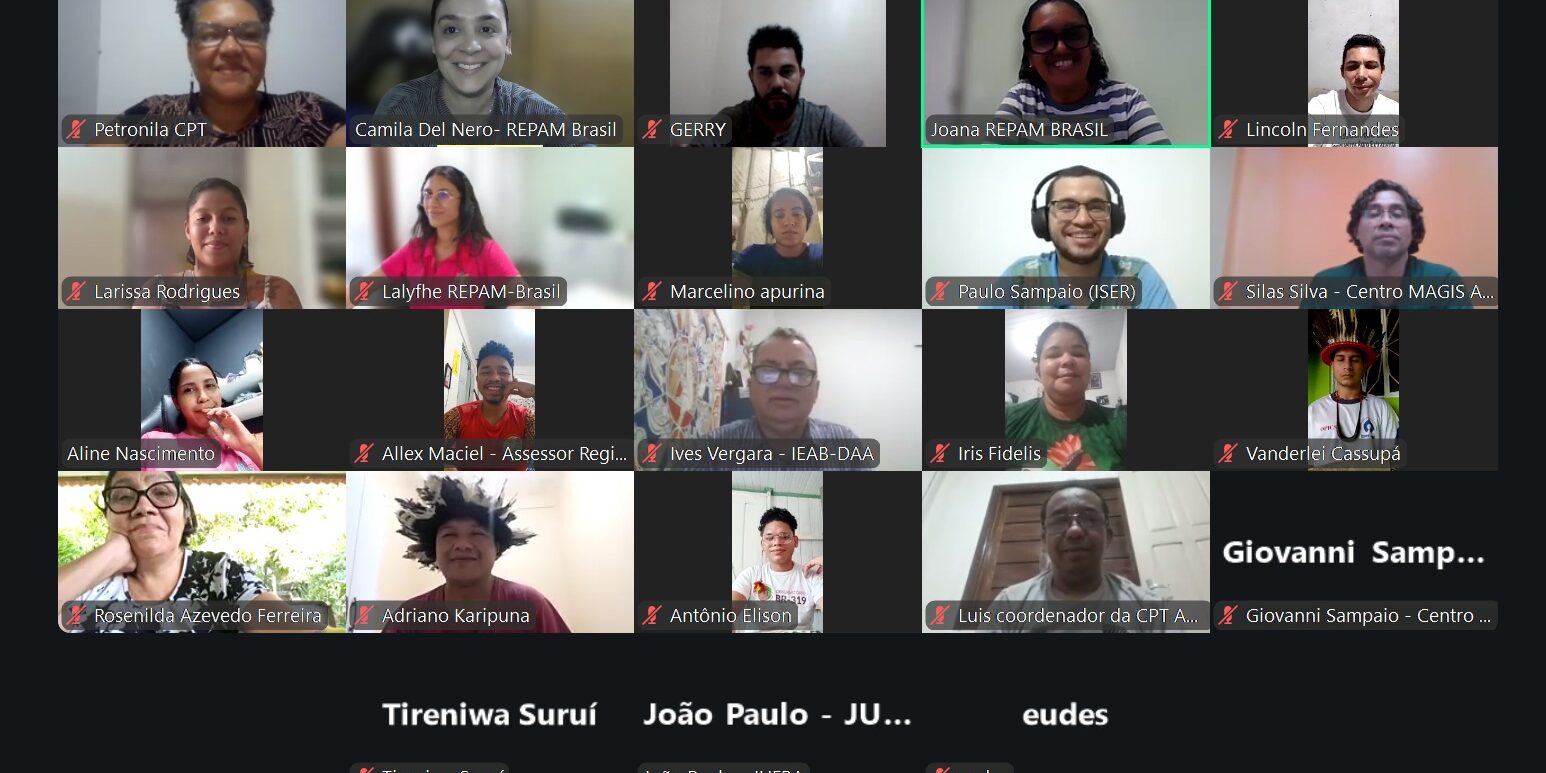 Encontro de Escuta com as Juventudes da Amazônia foi organizado pela REPAM, no contexto das campanhas Amazoniza-te e Eu Voto pela Amazônia. Foto: REPAM Brasil