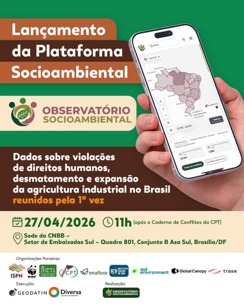 Plataforma do Observatório Socioambiental vai permitir que sociedade civil, pesquisadores e imprensa acessem e cruzem dados de forma independente.