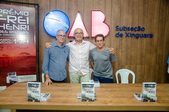 Momento também contou com lançamento do livro “Assassinatos e Impunidade no Campo no Pará”, do advogado e agente da CPT em Marabá, José Batista Afonso, e do professor Airton Pereira
