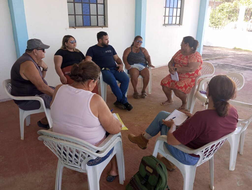 Visita às comunidades Novo Teste Bela Vista, Vera Lúcia Castelo Branco e São Sebastião do Areial, todas em Iranduba. Foto: Manuel do Carmo / CPT Amazonas