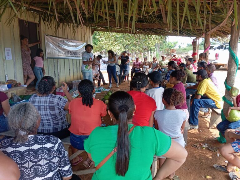 A comunidade Divino Pai Eterno recebeu a 5ª edição da Feira da Agroecologia e Troca de Sementes do Alto Xingu (PA), no dia 26 de abril. Foto: CPT Alto Xingu