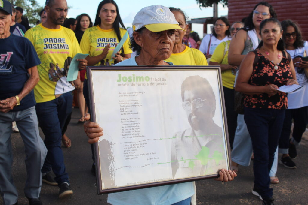Padre Josimo continua presente na caminhada. Foto: CPT Araguaia-Tocantins