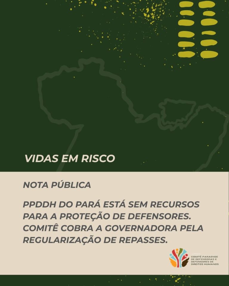 Comitê destaca 187 defensores de direitos humanos atendidos pelo Programa de Proteção, e 8 lideranças em regime de acolhimento provisório
