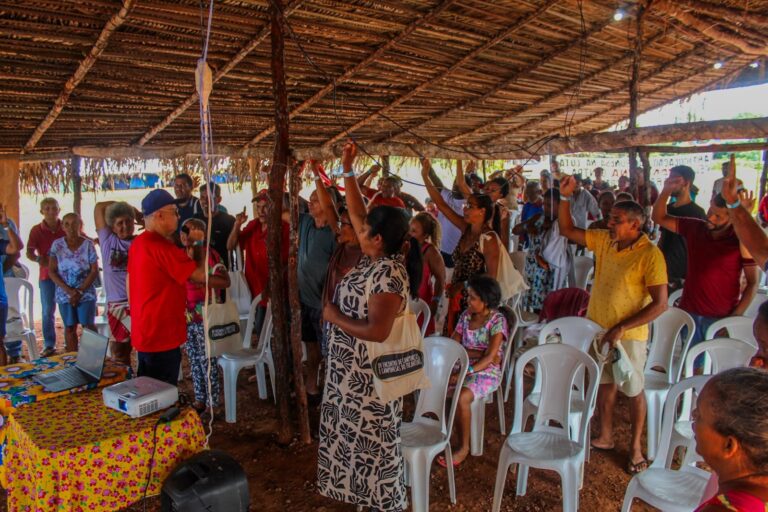 Documento foi elaborado durante a celebração dos 15 anos da Articulação Camponesa de Luta Pela Terra e Defesa dos Territórios no Tocantins. Foto: CPT Araguaia-Tocantins