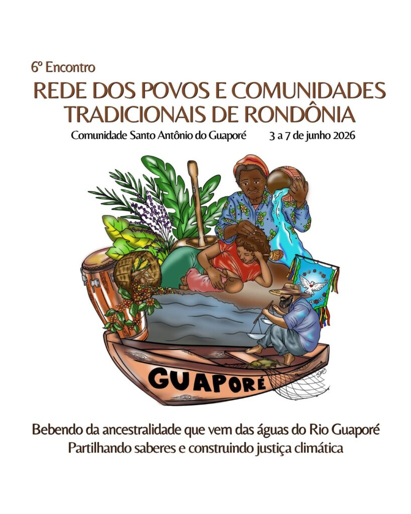 Nesta Carta Política, os Povos e Comunidades Tradicionais de Rondônia reafirmam sua resistência e exigem justiça diante das violências. Ilustração: Vanessa Diniz